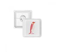 DIYthinker Animales En Peligro Iucn Red Emperor Teclas Pingüino Pbt para Teclado Mecánico Blanco OEM No Marca De Impresión