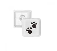 DIYthinker Animales Perro Garra De La Pata De Impresión A Proteger Animales Teclas Pbt para Teclado Mecánico Blanco OEM Sin Marca De Impresión