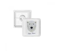 DIYthinker Blancos del Norte Teclas Pbt Animales Oso Polares Silvestres para Teclado Mecánico Blanco OEM No Marca De Impresión