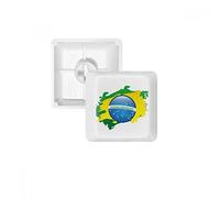 DIYthinker Brasil Bandera Cultura Teclas Mapa De Elementos De Pbt para Teclado Mecánico Blanco OEM Sin Marca De Impresión