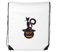 DIYthinker Calabaza de Halloween del Monstruo Sombrero del Gato morral del Lazo de Compras Deportes Bolsas de Regalo