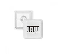 DIYthinker Curso Y Gran Ley Pbt Negro Teclas De Teclado Mecánico Blanco OEM Sin Marca De Impresión