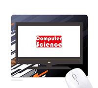 DIYthinker Curso y Grandes informatica Rojo Juego de computadora de Oficina de Goma Antideslizante Mousepad