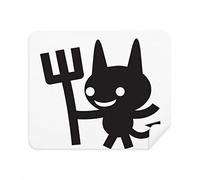 DIYthinker Diablo Feliz de Halloween Miedo la Pantalla del teléfono Limpiador de Vidrios paño de Limpieza 2pcs Tela del Ante