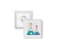 DIYthinker Dos Teclas Pbt Matraces Patrón Química Cónicos para Teclado Mecánico Blanco OEM No Marca De Impresión