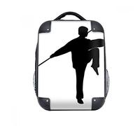 DIYthinker El Arte marcial de Shaolin Kung Fu Chino Palo Estuche rígido de Transporte para Hombro Niños Mochila 15" Regalo