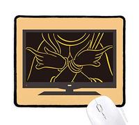 DIYthinker El Budismo religión Mano Busto Patron Mouse Pad Alfombrilla de Goma Antideslizante Juego Oficina
