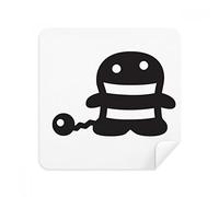 DIYthinker El Miedo de la Cola Feliz Halloween de los vidrios del Trapo de Limpieza de la Pantalla del teléfono Limpiador Tela del Ante 2pcs