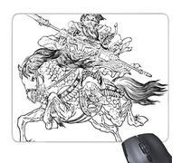 DIYthinker el Romance de la Obra Maestra de la Goma Mousepad del Juego Alfombrilla de ratón Regalo Tres reinos de China Dibujo Figura Chino guanyu línea rectángulo Antideslizante