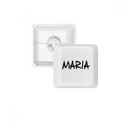 DIYthinker Especial De Escritura A Mano El Nombre Inglés Maria Pbt Teclas De Teclado Mecánico Blanco OEM Sin Marca De Impresión