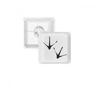DIYthinker Garra De Pollo Huella De La Silueta Proteger Teclas Animales Pbt para Teclado Mecánico Blanco OEM Sin Marca De Impresión