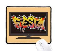 DIYthinker Graffiti Street Cultura religión Fiesta Decorada a Mano patrón de diseño Arte ilustración Mouse Pad Alfombrilla de Goma Antideslizante Juego Oficina