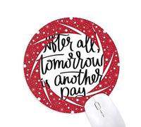 DIYthinker Green Leaves Mexico Totems Ancient Civilization Drawing Wheel Mouse Pad de Goma roja Redonda