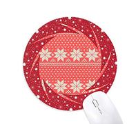 DIYthinker Ilustración diseño Octogonal en Forma de Corazon Wheel Mouse Pad de Goma roja Redonda