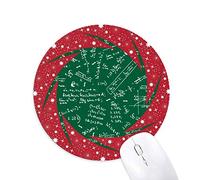 DIYthinker La búsqueda de límites Formulas matematicas Wheel Mouse Pad de Goma roja Redonda