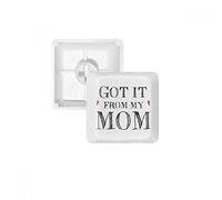 DIYthinker Lo DIO Mi Madre Mama Niños Presentes Teclas Pbt para Teclado Mecánico Blanco OEM Sin Marca De Impresión