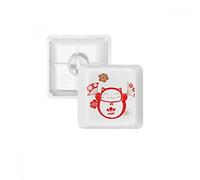 DIYthinker Lucky Cat Fortuna Flor de la Fan Japón PBT Nombres de Teclas de Teclado mecánico Blanca OEM No Marcado Imprimir