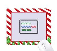 DIYthinker Mahjong - Alfombrilla de ratón con diseño de 7 Azulejos de bambú