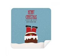 DIYthinker Navidad Santa Claus Año Nuevo Festival de los vidrios del Trapo de Limpieza de la Pantalla del teléfono Limpiador Tela del Ante 2pcs