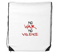 DIYthinker Ninguna Guerra Ni Violencia Aman La Paz Mundial con Cordón De Compras Bolsas De Deporte Mochila De Regalo