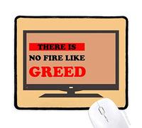 DIYthinker No Hay Incendio como la codicia Buda Cita el Budismo Mouse Pad Alfombrilla de Goma Antideslizante Juego Oficina