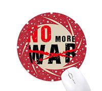 DIYthinker No mas Guerra Mundial de Amor la Paz Wheel Mouse Pad de Goma roja Redonda