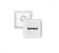 DIYthinker Palabra Felicidad Dichos Inspirado De La Cita Pbt Teclas De Teclado Mecánico Blanco OEM Sin Marca De Impresión