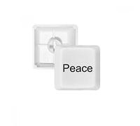 DIYthinker Palabra Paz Dichos Inspirado De La Cita Pbt Teclas De Teclado Mecánico Blanco OEM Sin Marca De Impresión