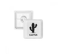 DIYthinker Planta De Cactus Verde Suculentas Teclas Silueta Pbt para Teclado Mecánico Blanco OEM No Marca De Impresión