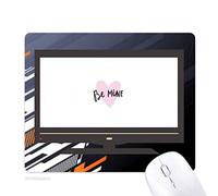 DIYthinker Ser Mina Rosa Cita handwrite Juego de computadora de Oficina de Goma Antideslizante Mousepad