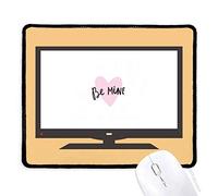 DIYthinker Ser Mina Rosa Cita handwrite Mouse Pad Alfombrilla de Goma Antideslizante Juego Oficina