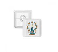 DIYthinker Sorprendentes Parque Ferris Teclas Divertida Ilustración Rueda De Pbt para Teclado Mecánico Blanco OEM Sin Marca De Impresión