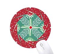 DIYthinker Trigo Verde Mexico Totems Antigua civilización Dibujo Wheel Mouse Pad de Goma roja Redonda