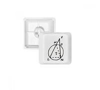 DIYthinker Trigonométricas Teclas Pbt Matemáticas Ilustración Vectorial para Teclado Mecánico Blanco OEM No Marca De Impresión