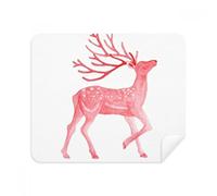 DIYthinker Uicn Animales en Peligro Rojo Ciervo de Sika Limpiador de Vidrios Pantalla del teléfono paño de Limpieza 2pcs Tela del Ante