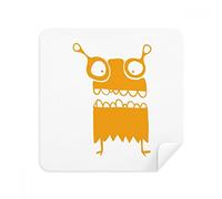 DIYthinker Universo del Monstruo Extranjero de la Criatura Amarillo Copas paño de Limpieza para la Pantalla del teléfono Limpiador Tela del Ante 2pcs