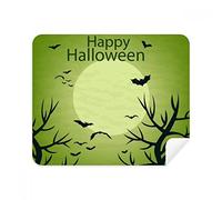 DIYthinker Verde Feliz del árbol del Fantasma de Halloween Miedo la Pantalla del teléfono Limpiador de Vidrios Trapo de Limpieza 2pcs Tela del Ante