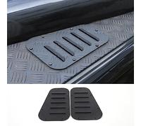 DIYUCAR 1 par de aleación de aluminio para capó delantero del motor del coche, rejillas de ventilación, cubierta de ajuste de salida de aire para LR Defender 90 110 130 2004-2018