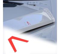DIYUCAR Calcomanía de letras para capó de automóvil, logotipo de motor de automóvil, en forma de V, accesorios de decoración de vinilo gráficos compatibles con Ineos Grenadier 2020-2024 (rojo)
