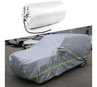 DIYUCAR Cubierta exterior completa del coche del poliéster para LR Discovery 4 5 todo clima agua/nieve/polvo/arañazos resistente protección UV