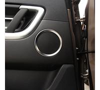 DIYUCAR Discovery Sport 2015-2018 ABS - Anillo de altavoz para puerta de coche, 6 piezas (plata mate)