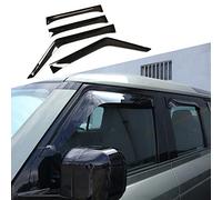DIYUCAR para LR Defender 110 90 D240 2020 Deflectores de viento de coche, protectores de lluvia para ventanas de coche, ABS 4 piezas