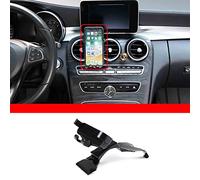DIYUCAR Soporte de navegación GPS para toma de aire de control central de coche para Mercedes-Benz C GLC Clase W205 W206 X253 Accesorios de coche (para Mercedes-Benz C GLC Clase 2015-2021)