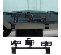 DIYUCAR Soporte de teléfono para salpicadero de coche, soporte para teléfono móvil, soporte GPS ajustable para LR Defender 90 110 130 2020-2023, accesorios de coche (estilo F)