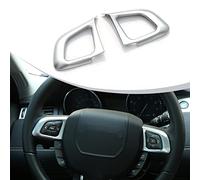 DIYUCAR Trim de volante cromado ABS para LR Range Rover Evoque 2011-2017 - Accesorios para coche
