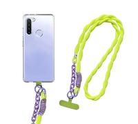 Diyxisk Cuerda para Movil 60cm Trenza Retorcida Correa Movil Verde/Morado Diagonal Cordon Moviles Cuello Adecuado para Crianza Vacaciones Actividades al Aire Libre y Viajes