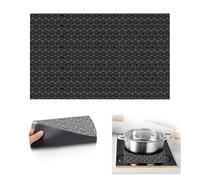 Diyxisk Protector Induccion, 52x78cm Resistente al Calor Protector Placa Induccion, Resistente a los Arañazos Tapete Silicona Horno, Ideal Para Diversas Cocinas