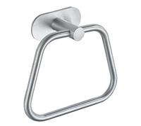 DIYZON Anillo de Toalla Autoadhesivo, Accesorios de baño, Soporte de Toalla de Mano de Acero Inoxidable 304 para baño y Cocina, Gancho de Toalla de Escalera, Montaje en Pared sin Taladro
