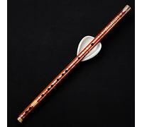 Dizi Bamboo Flauta Musical Instrumento Músico Profesional Nivel de rendimiento Flauta Adulto C/D/E/F/G Tune la flauta transversal de bambú amargo for el principiante del estudiante(F)