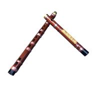 Dizi Kit Flauta De Bambú Amargo De Línea Blanca De Cuerno Negro De Latón De Una Sola Articulación Flauta Para Principiantes Flauta Transversal(D Key)